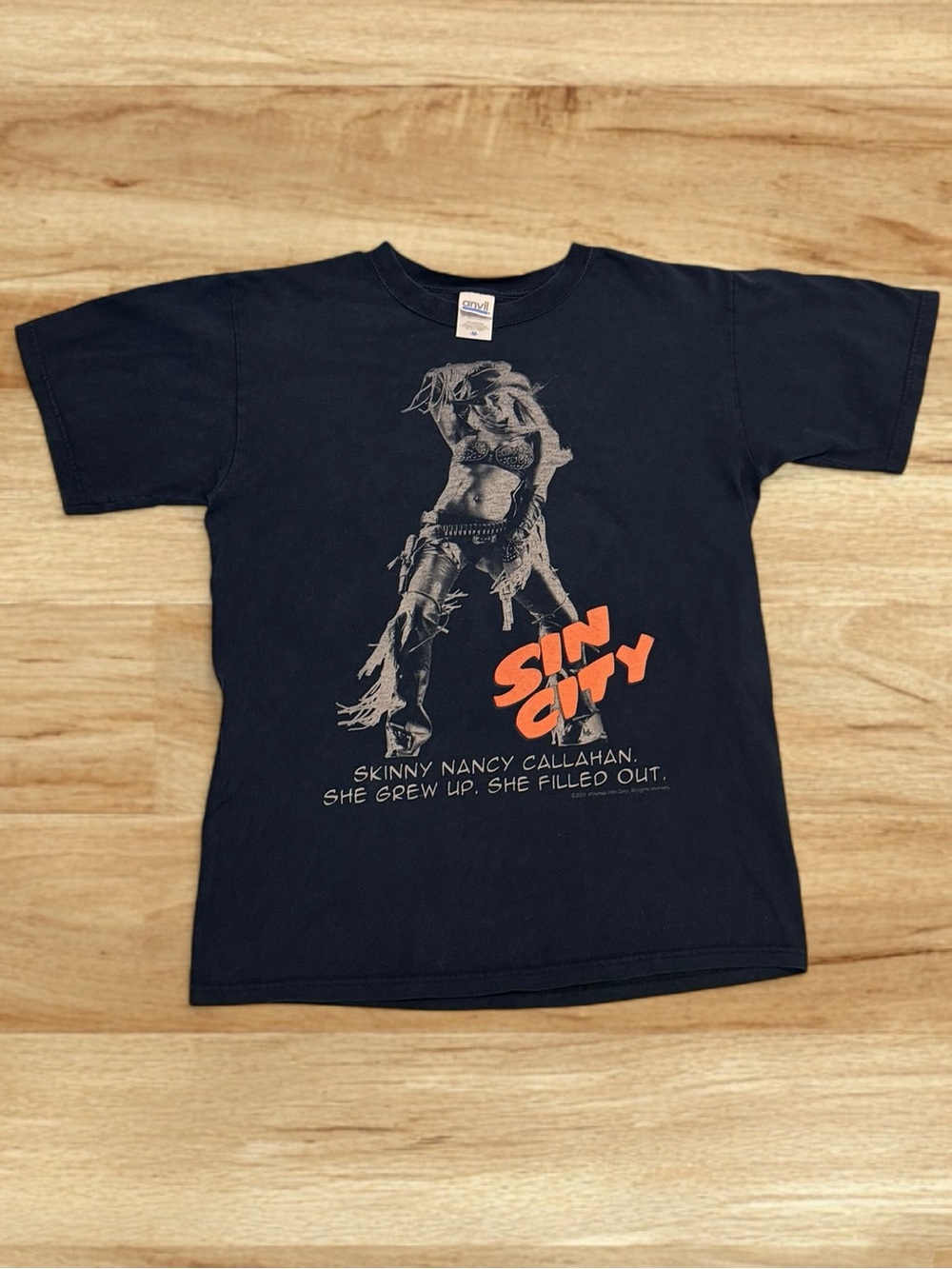 Vintage Sin City Nancy Movie Promo Tee Tarantino Anvil Tag Official Medium